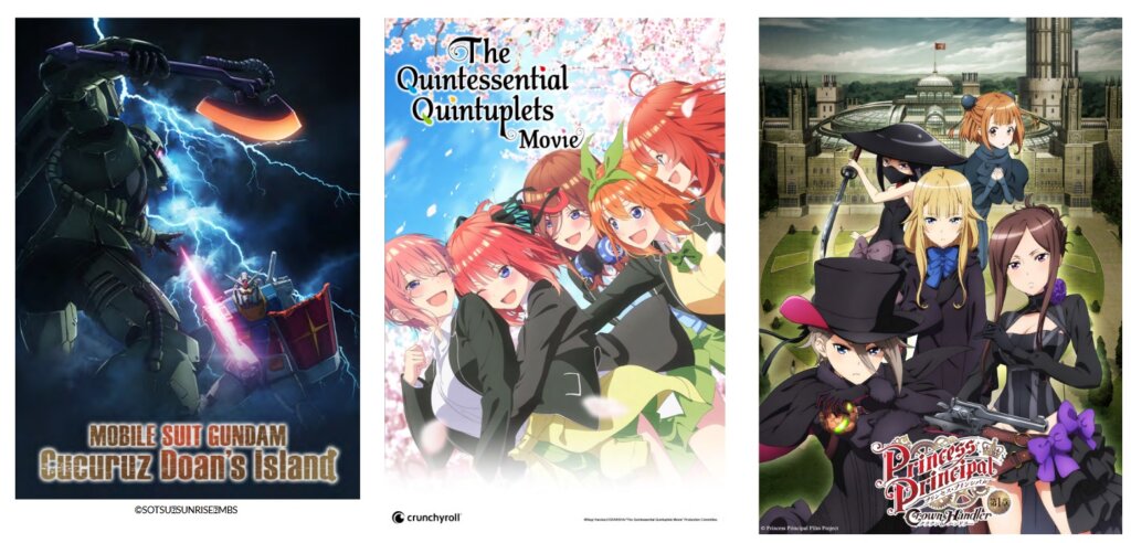 Crunchyroll To Stream The Quintessential Quintuplets Movie, Gundam: Cucuruz  Doan's Island, and Other Anime Movies in April